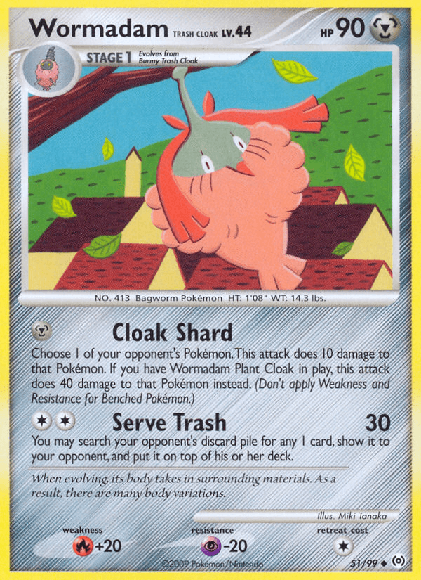 Wormadam Trash Cloak — Arceus #51