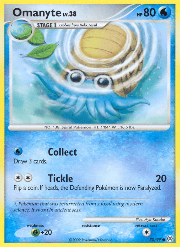 Omanyte — Arceus #70