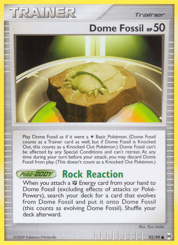 Dome Fossil — Arceus #92