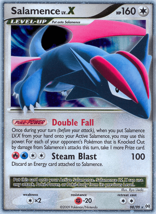 Salamence LV.X — Arceus #98