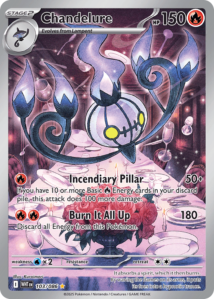 Chandelure — White Flare #103