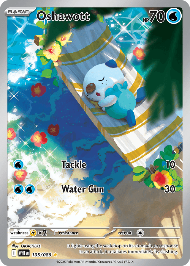 Oshawott — White Flare #105