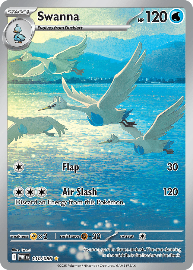 Swanna — White Flare #110
