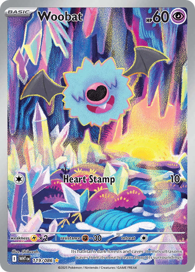 Woobat — White Flare #119