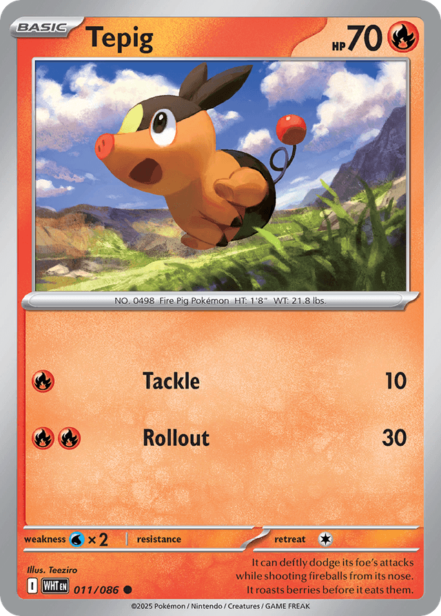 Tepig — White Flare #11