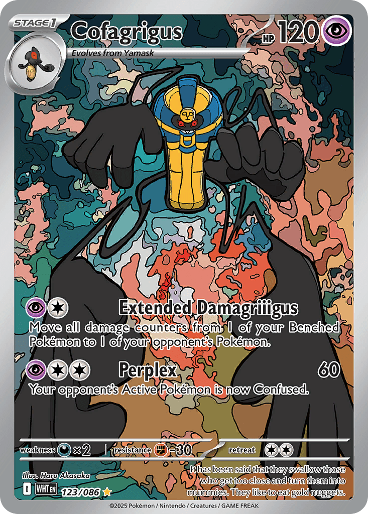 Cofagrigus — White Flare #123