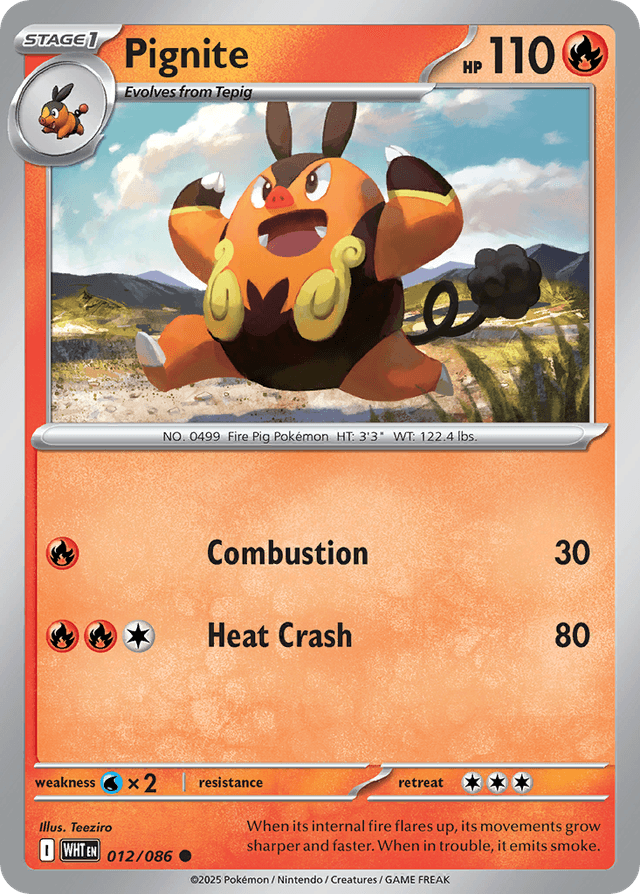 Pignite — White Flare #12