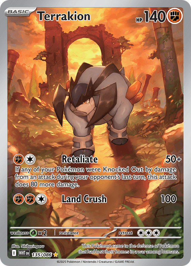 Terrakion — White Flare #135