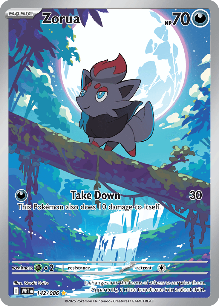 Zorua — White Flare #142