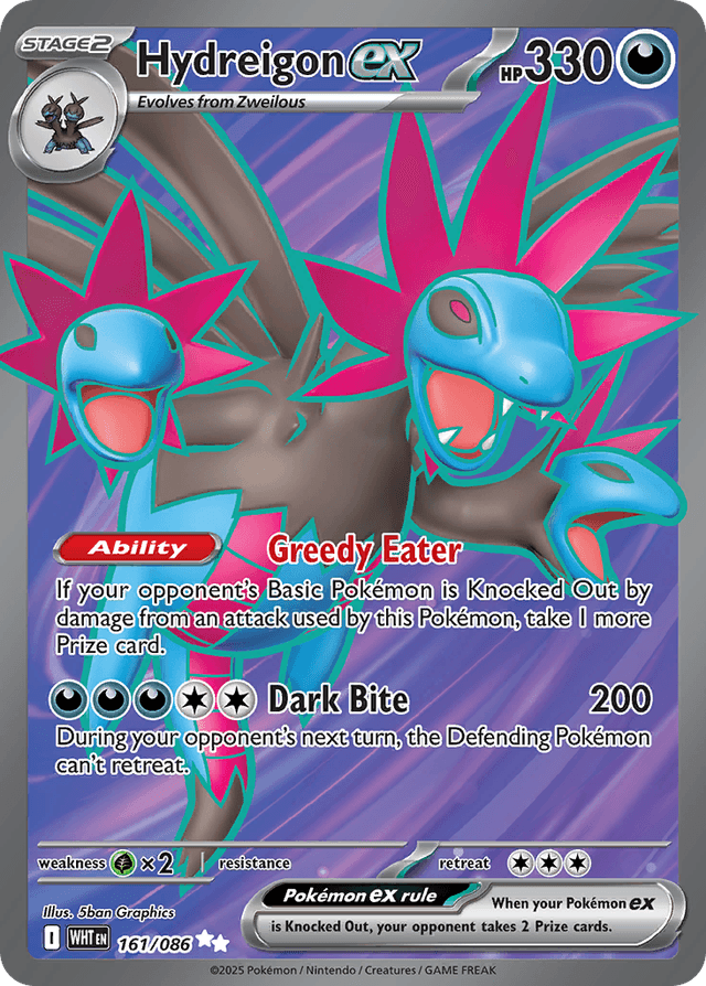 Hydreigon ex — White Flare #161