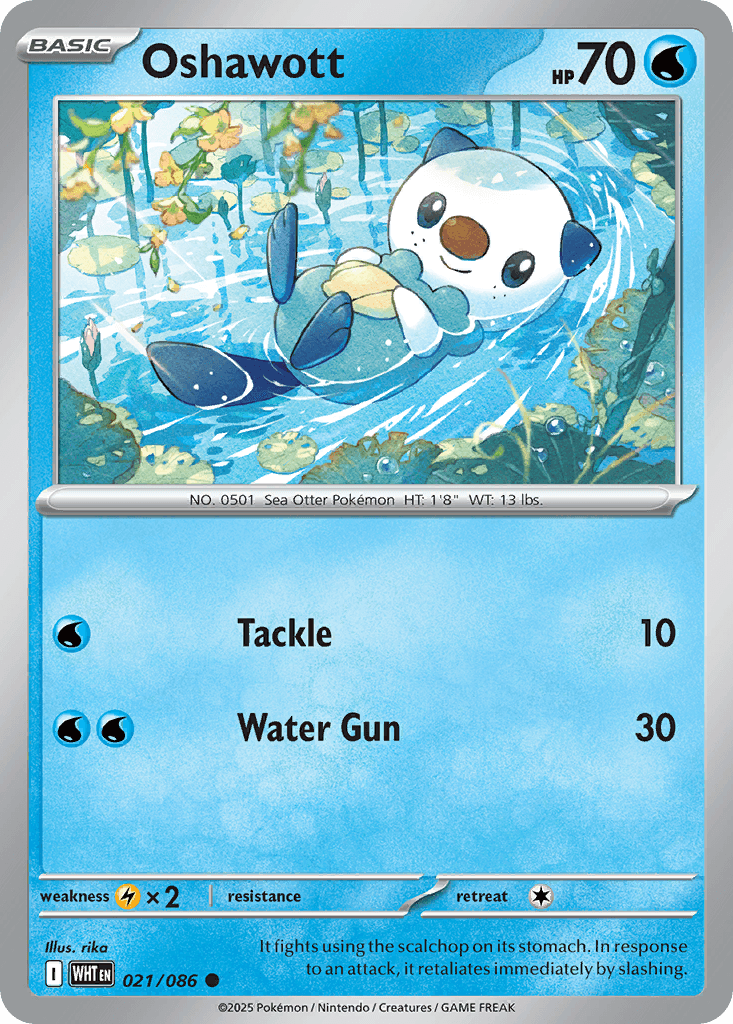 Oshawott — White Flare #21