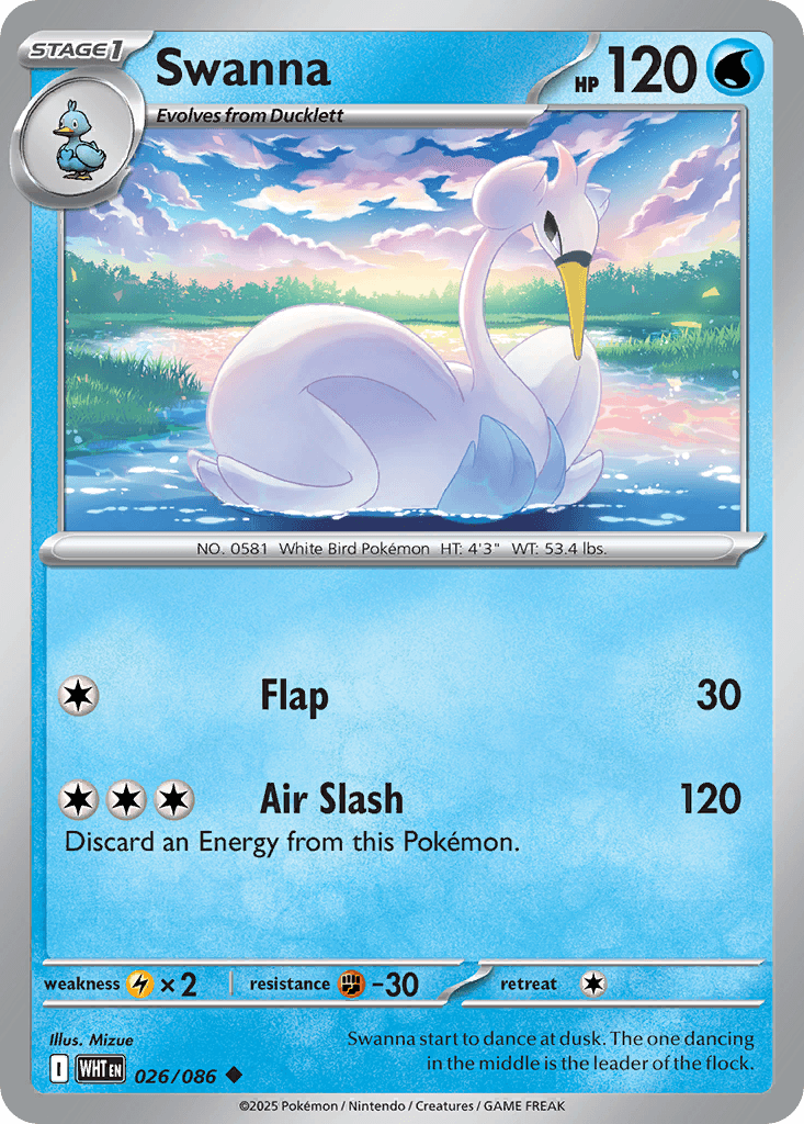 Swanna — White Flare #26