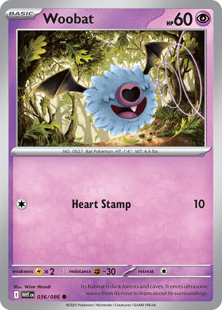 Woobat — White Flare #36