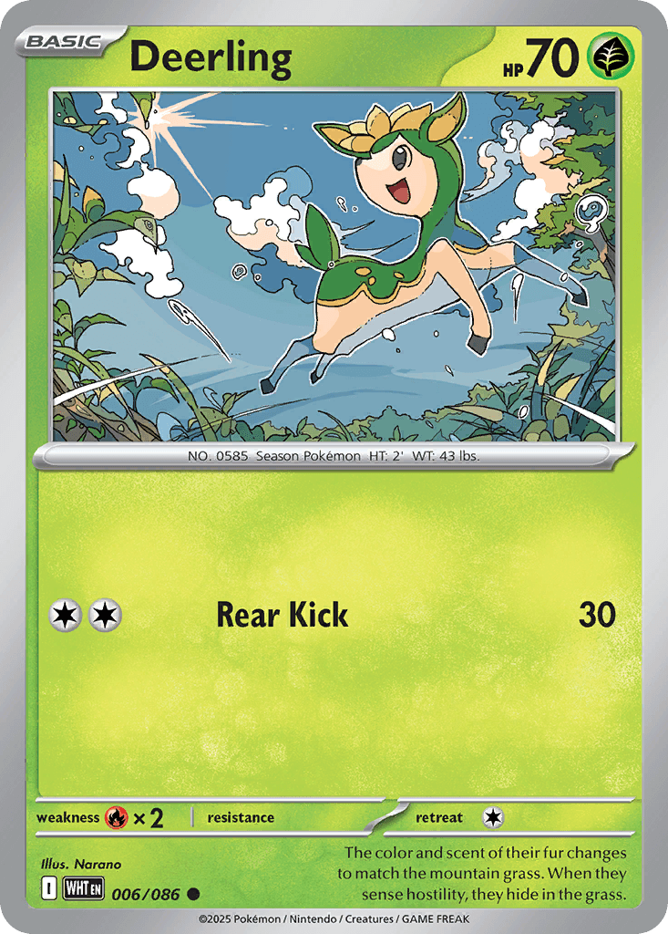 Deerling — White Flare #6