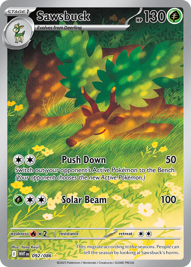 Sawsbuck — White Flare #92