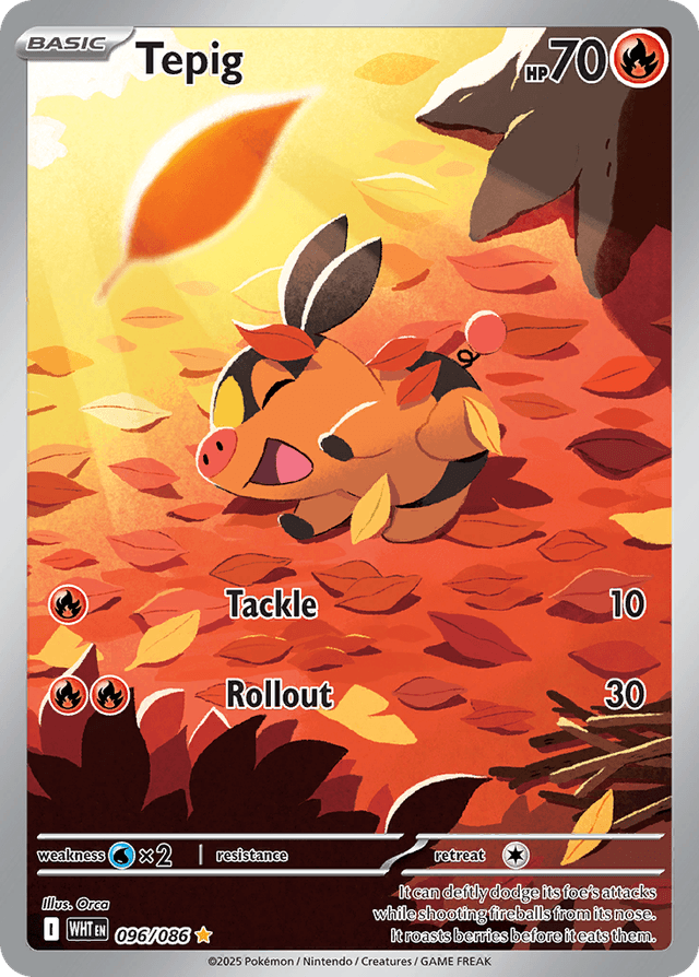 Tepig — White Flare #96