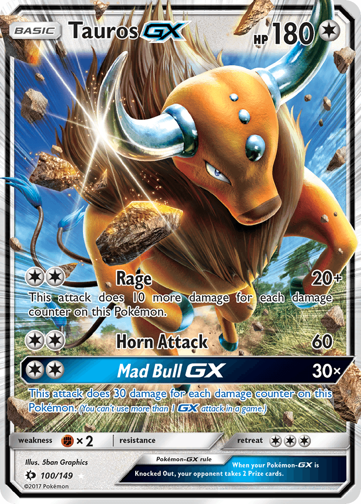 Tauros-GX — Sun & Moon #100