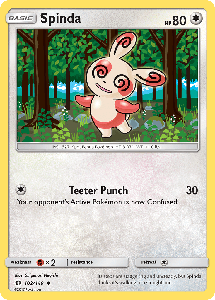 Spinda — Sun & Moon #102