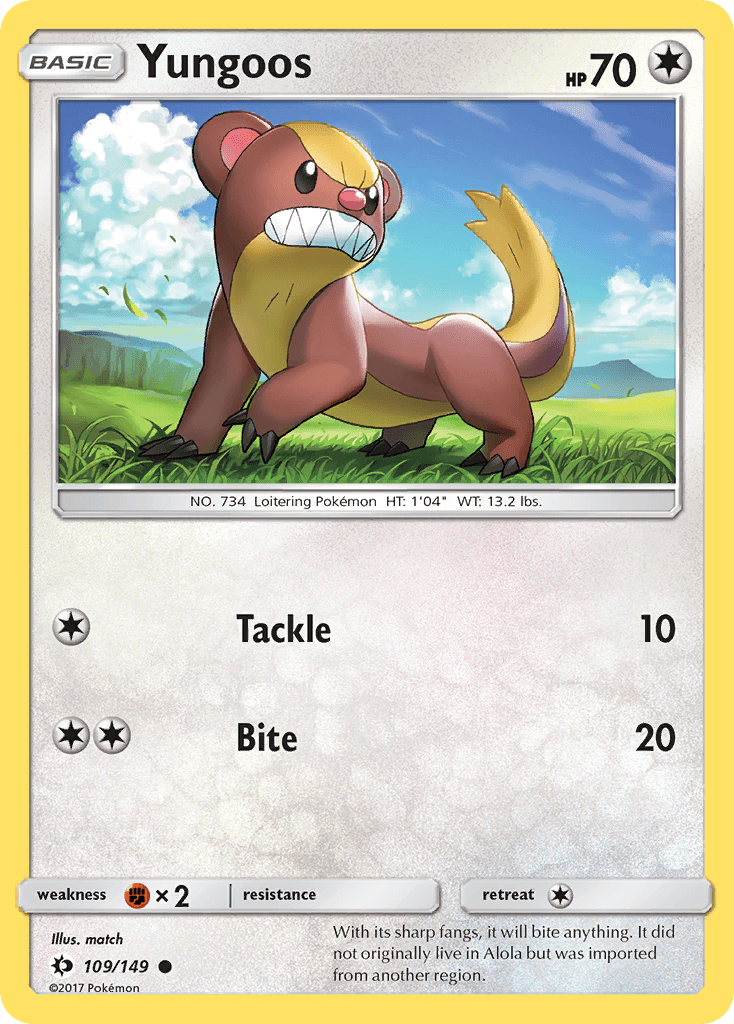 Yungoos — Sun & Moon #109
