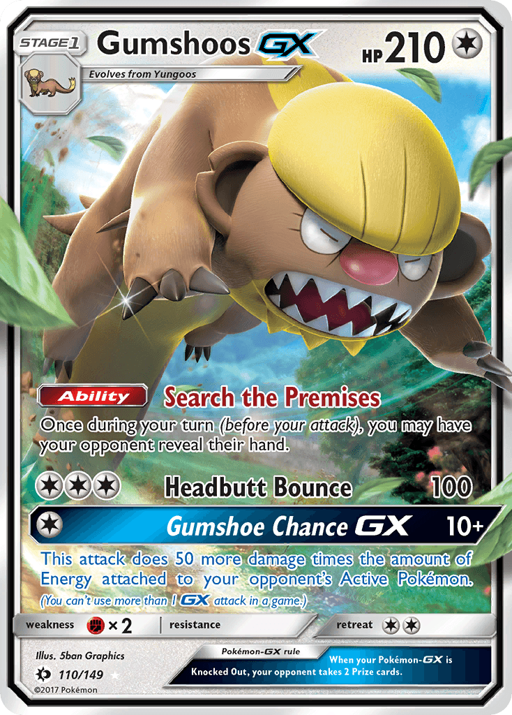 Gumshoos-GX — Sun & Moon #110