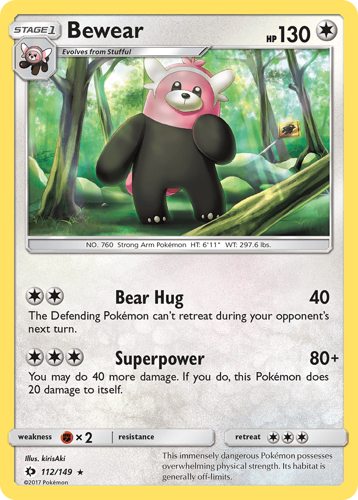 Bewear — Sun & Moon #112