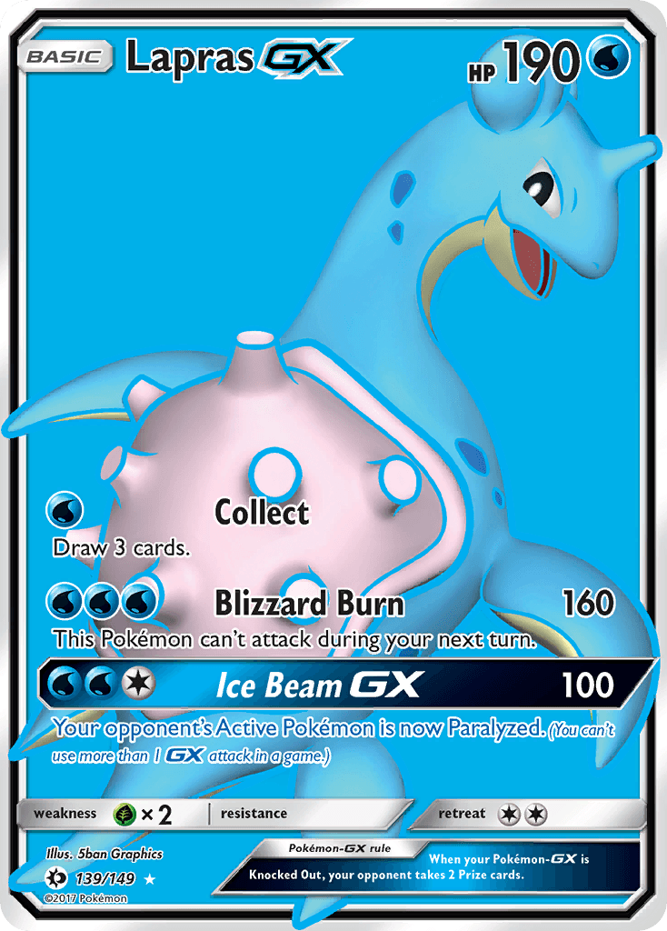 Lapras-GX — Sun & Moon #139