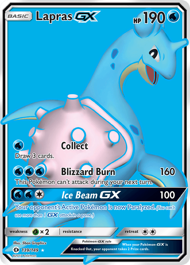 Lapras-GX — Sun & Moon #139
