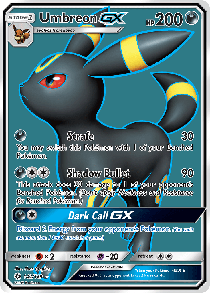 Umbreon-GX — Sun & Moon #142