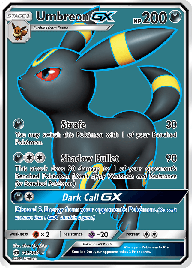 Umbreon-GX — Sun & Moon #142