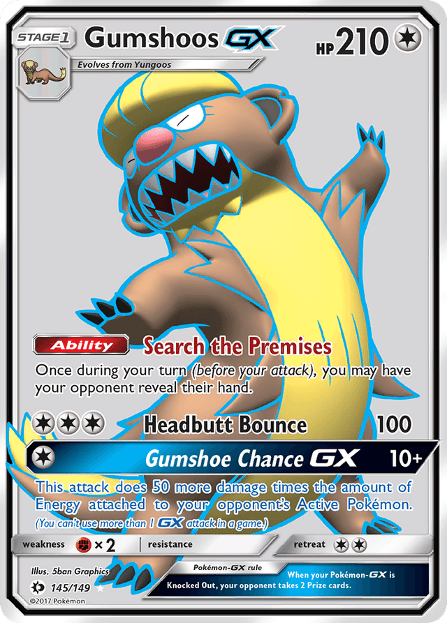 Gumshoos-GX — Sun & Moon #145