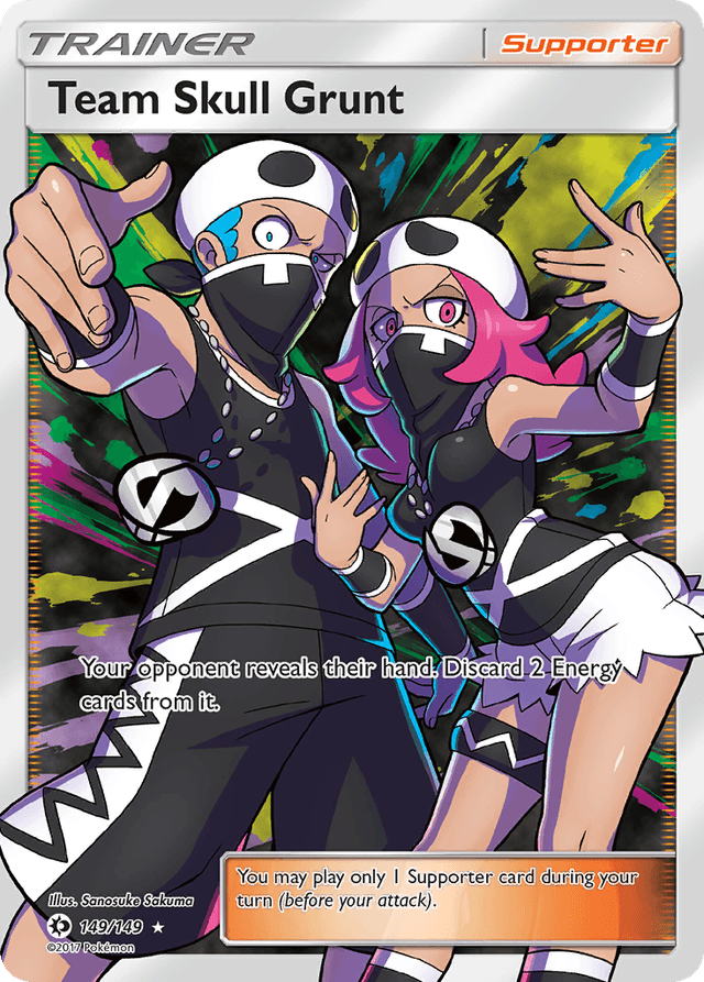 Team Skull Grunt — Sun & Moon #149