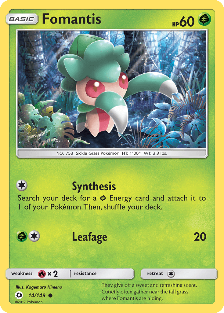 Fomantis — Sun & Moon #14