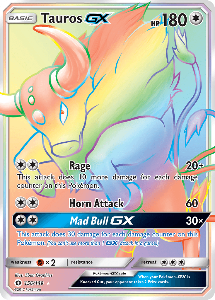 Tauros-GX — Sun & Moon #156