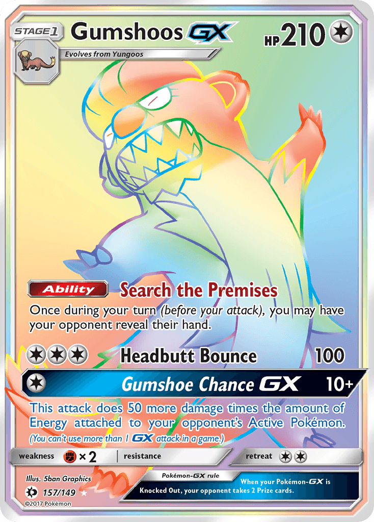 Gumshoos-GX — Sun & Moon #157