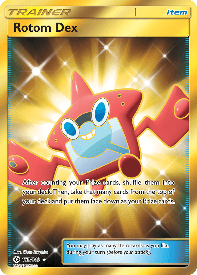 Rotom Dex — Sun & Moon #159