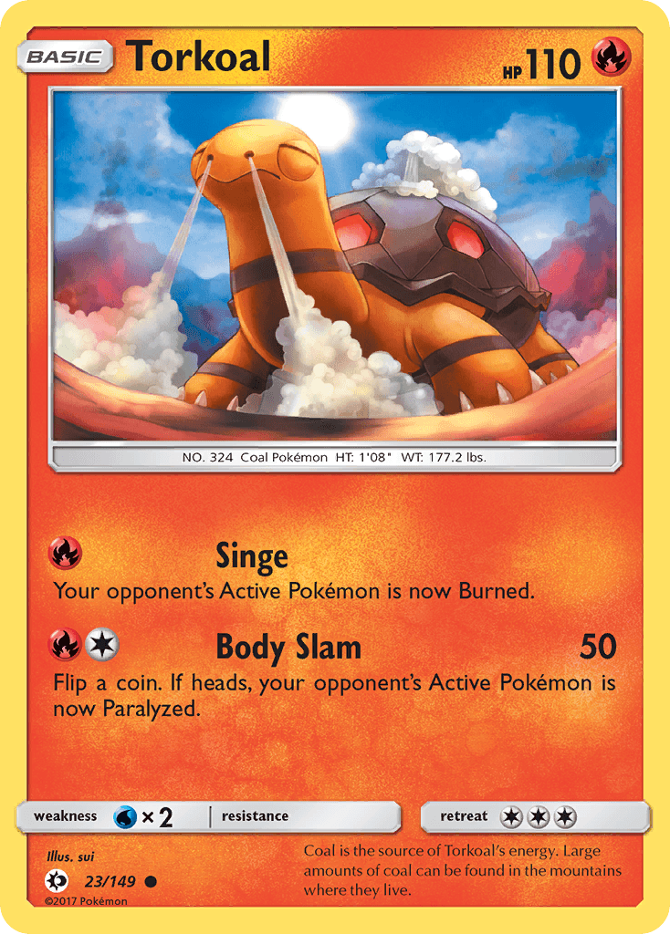 Torkoal — Sun & Moon #23