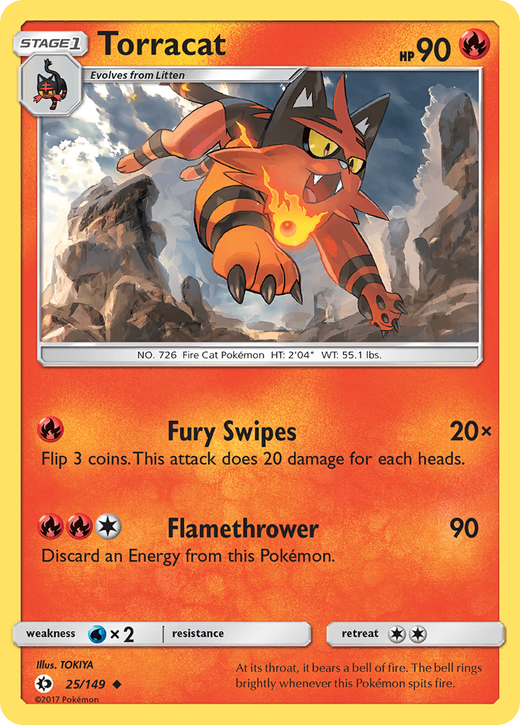 Torracat — Sun & Moon #25