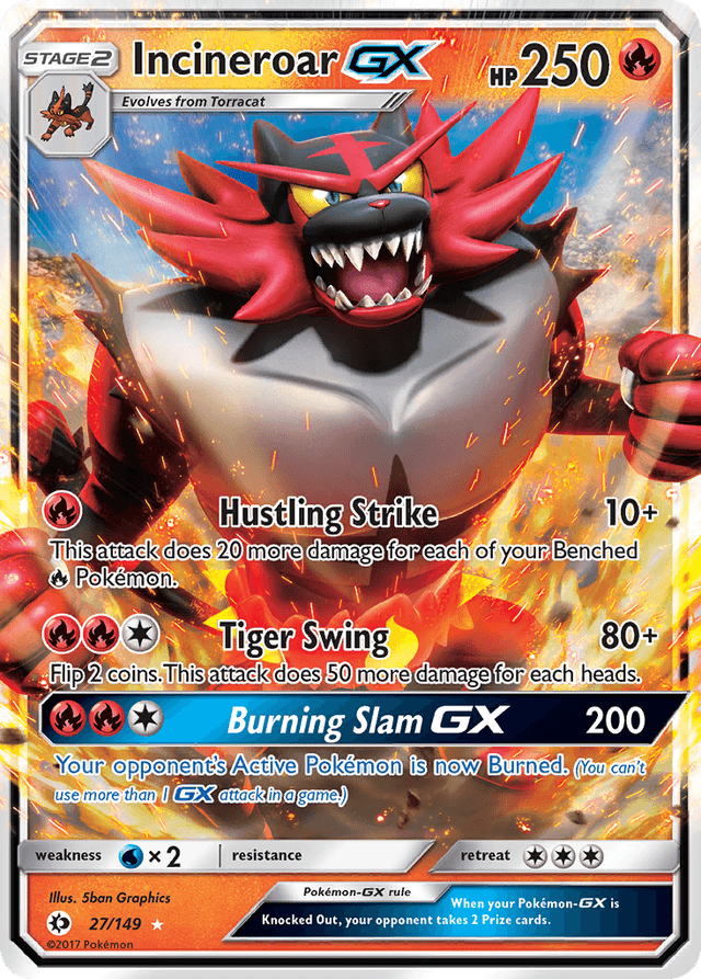 Incineroar-GX — Sun & Moon #27