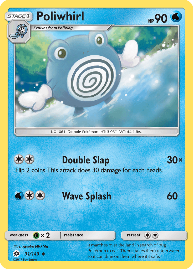 Poliwhirl — Sun & Moon #31