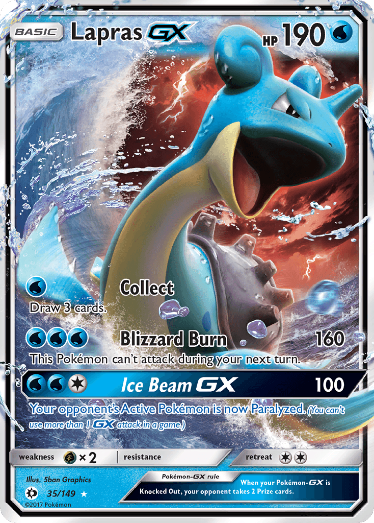 Lapras-GX — Sun & Moon #35