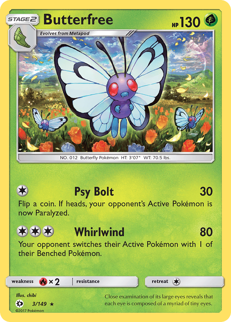 Butterfree — Sun & Moon #3