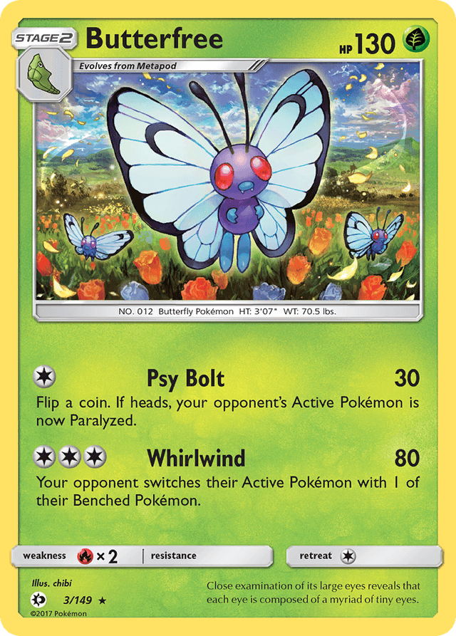 Butterfree — Sun & Moon #3
