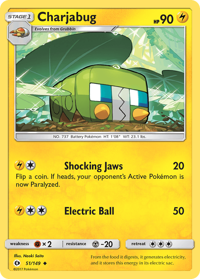 Charjabug — Sun & Moon #51