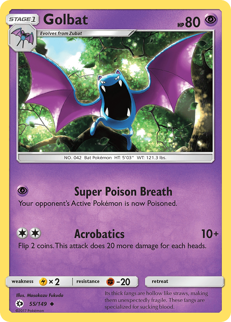 Golbat — Sun & Moon #55