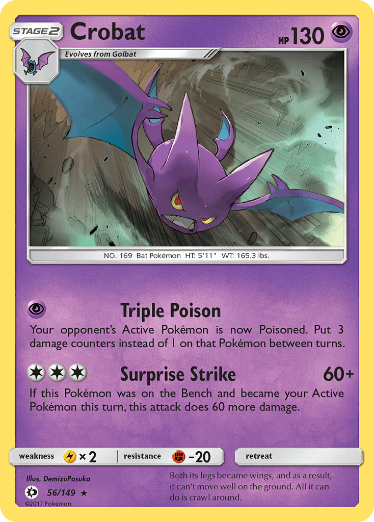 Crobat — Sun & Moon #56