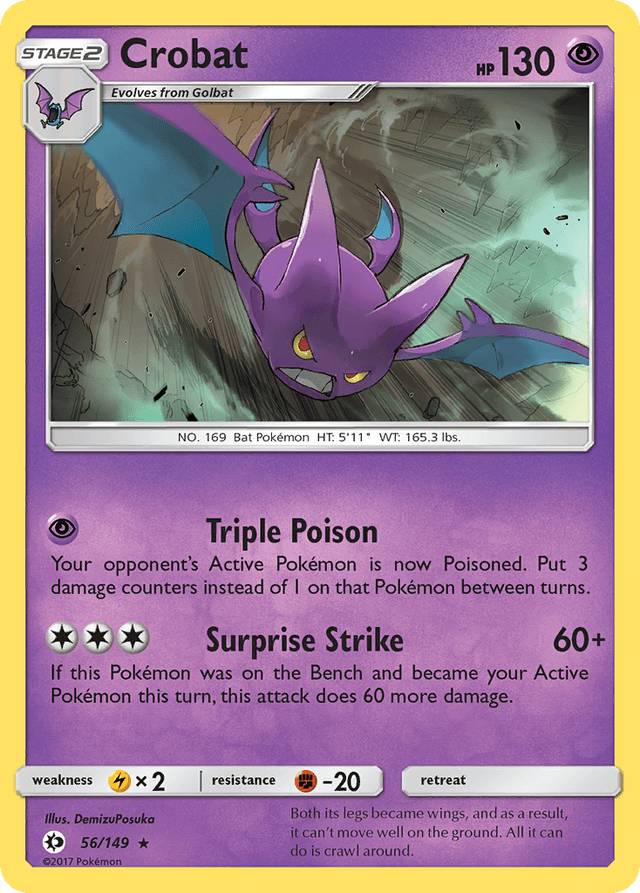 Crobat — Sun & Moon #56