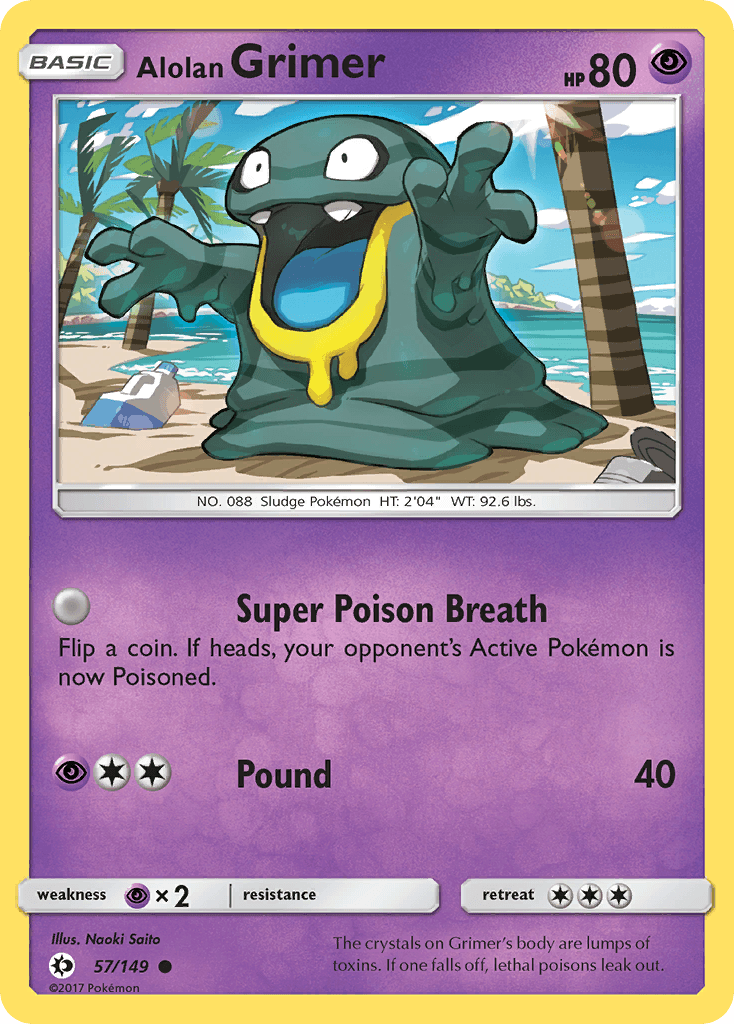 Alolan Grimer — Sun & Moon #57