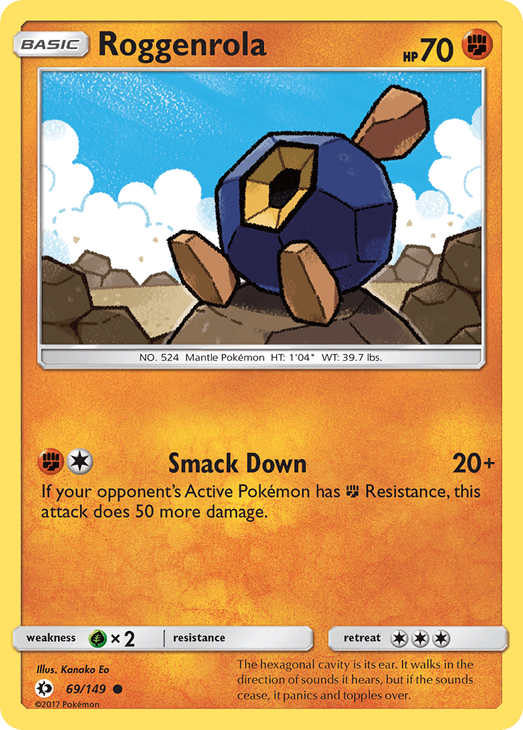 Roggenrola — Sun & Moon #69