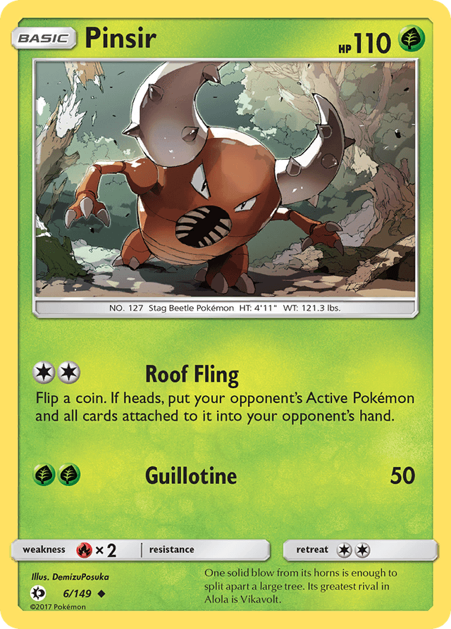 Pinsir — Sun & Moon #6