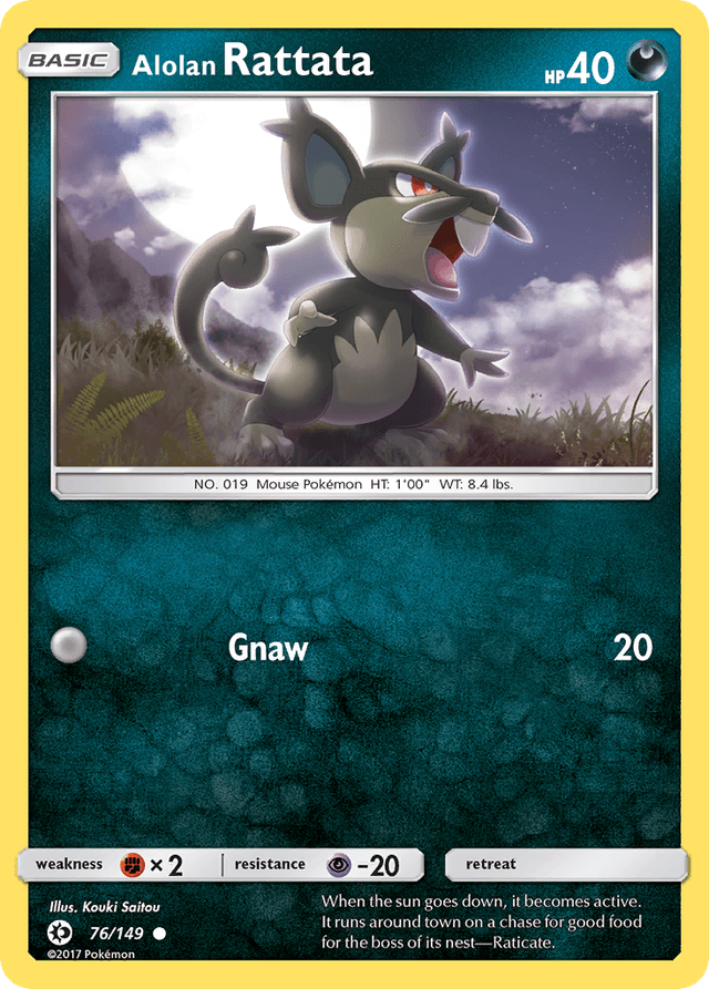 Alolan Rattata — Sun & Moon #76